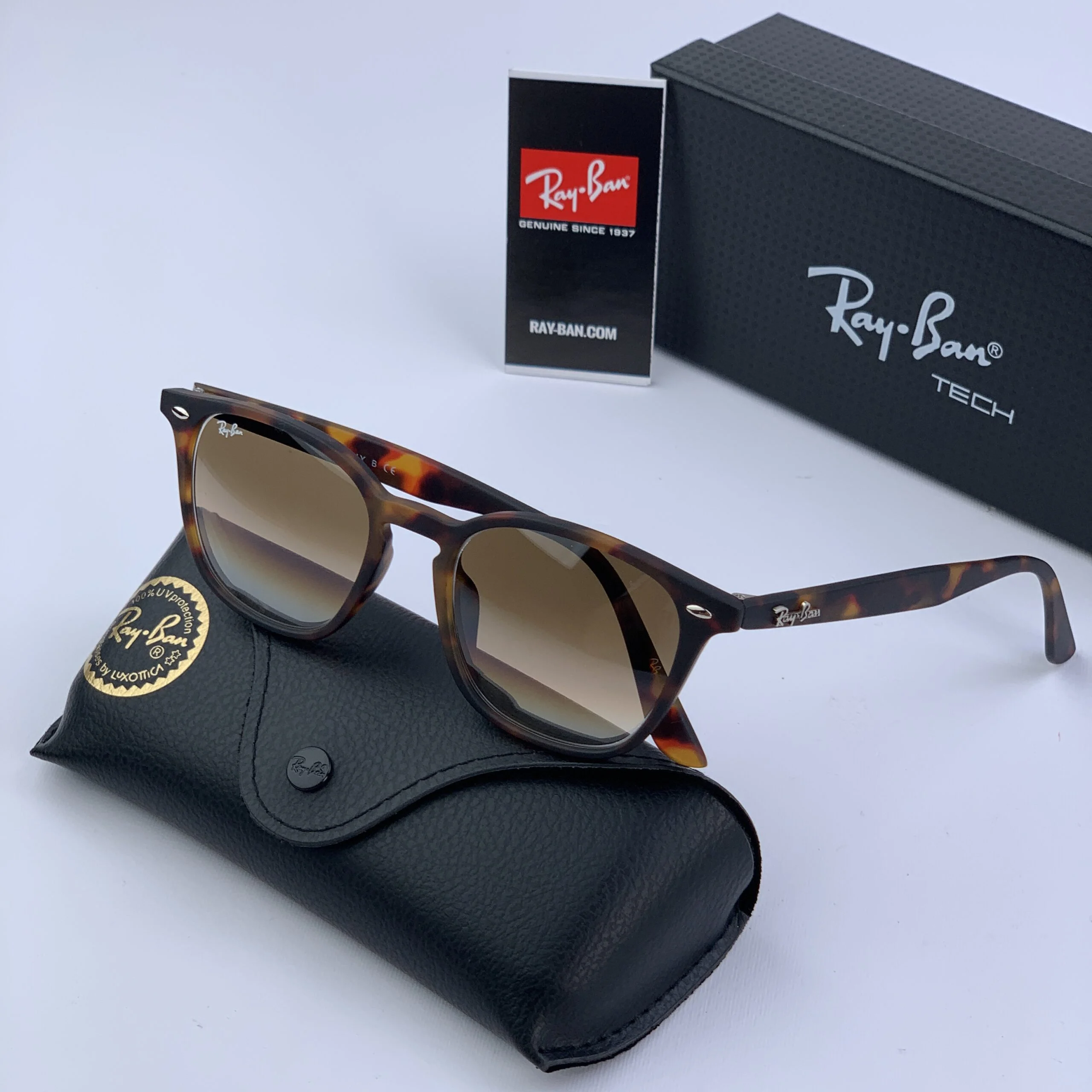 عینک آفتابی شیشه سنگ معروف برند ریبن کد 4298