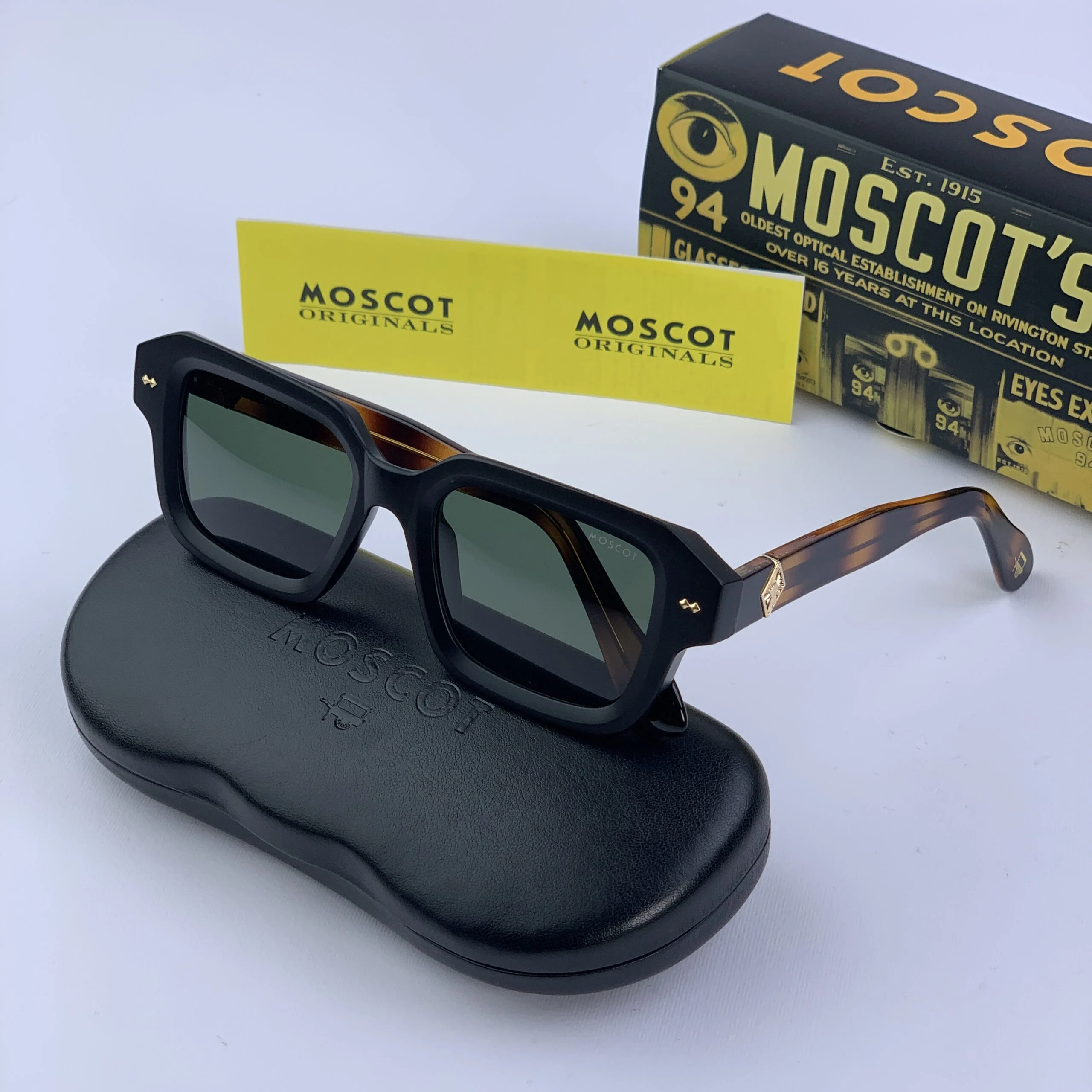 عینک آفتابی سیم کشی پلاریزه مربعی برند مسکات کد 1112